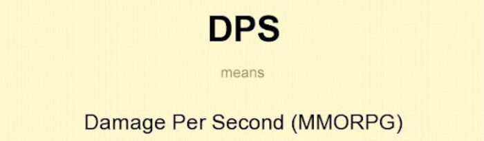 DPS in Gaming