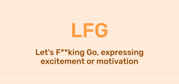 “LFG” in Different Contexts